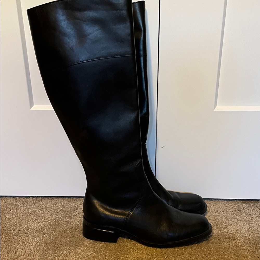 Talbots Black Leather Boots